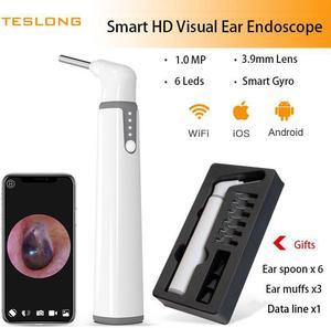 3.9mm Wifi Ear Endoscope Camera 1080P Video Otoscope Ear Inspect Camera Borescope Digital  Otoscop for ios android Phone