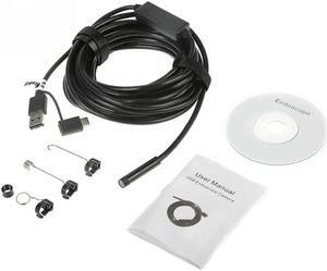 3 in 1 Waterproof OTG USB Endoscope Kit 6-Led USB Endoscope Borescope Inspection Camera 1.5M for Android High Quality