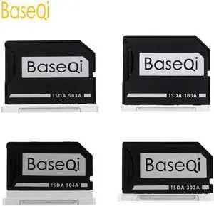 Aluminum Micro SD to SD Memory Card Adapter Stealth Drive Card Reader For MacBook Pro Retina 13"/15" and MacBook Air 13"