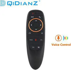 2.4G Wireless Air Mouse G10 Voice Remote Control Microphone Gyroscope IR Learning for Android tv box X96 AIR HK1 H96 MAX MINI