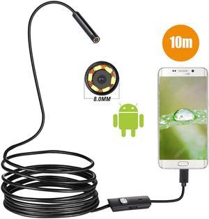 720P 8MM OTG Android Endoscope Camera 1M 2M 5M 10M Video Endoscope Borescope Inspection Camera Windows USB Endoscope for Car