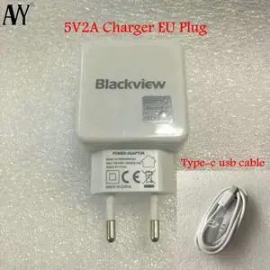 For Original  BV7000 BV5900 BV6100 5V 2A EU Plug Travel Charger Connector Type C Cable USB Cable For BV7000 Pro