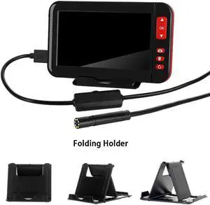 Industrial Endoscope for Cars Pipeline HD Endoscopes IP67 Waterproof Underwater Inspection Camera with 8 Adjustable LEDs