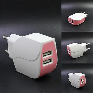 Universal EU Plug USB Fast Charger Mobile Phone Wall Travel Power Adapter for Lady Cell Phone Charging