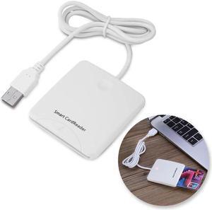 USB Smart Chip Card IC Credit Card Reader Encoder Writer with SIM Slot for Windows for 2000 XP or Mac OS X Linux