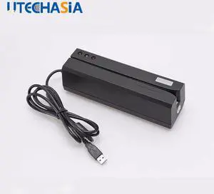 Card Reader MSRE206 Magstripe Writer Encoder Swipe USB Interface Black VS 206 605 606 Ship From UK US CN Stock