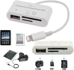Card Reader Micro SD Camera DSLR Link Adapter for iPad,iphone X 8 7 6 5  iOS 12
