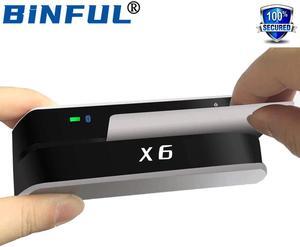 1Set NFUL Bluetooth USB 3 Tracks msr X6(BT) VIP Card Reader Writer Encoder Mini Portable