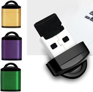 Mini High Speed USB 2.0 Port Micro SD TF Memory Card Reader Adapter Aluminum Alloy Front Card Reader Laptop Accessories