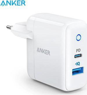 2-Port USB C Type C Wall Charger with 18W Power Delivery and 12W PowerIQ,PowerPort PD 2, LED Indicator for iPhone,iPad etc