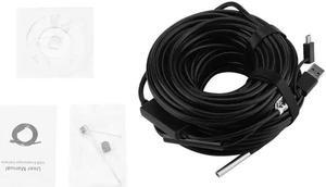 1 Set Portable USB Endoscope 20-Meter 5.5mm Waterproof Endoscope with 720P USB Inspection Camera for Pipe Car Inspection