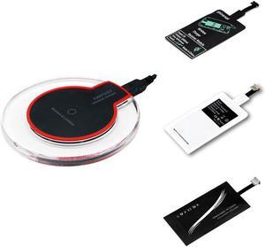 Wireless Charging Kit Transmitter Charger Adapter Receptor Receiver Pad Coil Type-C Micro USB kit for iPhone Samsung Xiaomi H