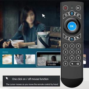 G21 Voice Remote Control With Backlight Backlit 2.4G USB Wireless Fly Air Mouse for Android TV Box Television
