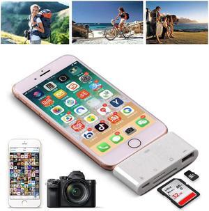 4in1 OTG Card Reader iOS Phone SD TF Memory Card Writer USB 2.0 Camera Connection Kit Adapter for iPhone X XS MAX XR 6 7 8 iPad