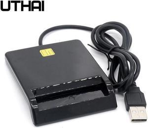 X01 USB Smart Card Reader For Bank Card IC/ID EMV card Reader  High Quality for Windows 7 8 10 Linux OS USB-CCID ISO 7816