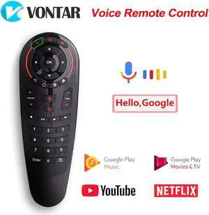 Voice Remote Control 2.4G Wireless Air Mouse G20S/G10 33 Keys IR learning Gyro Sensing Remote for Android TV BOX/Mini Pc
