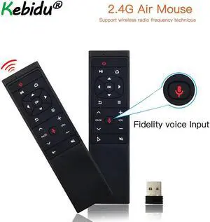 Voice Assistant Remote Control With 2.4G Air Mouse Gyro Sensing For Android TV Box H96 X96 MAX HK1 TX6  F1 PK G10 G20