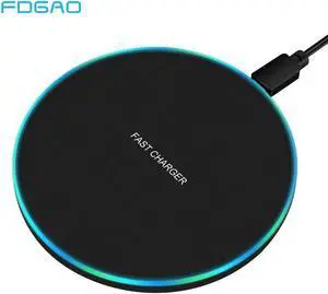 10W Fast Wireless Charger For  Galaxy S10 S20 S9 Note 10 9 USB Qi Charging Pad for iPhone 11 Pro XS Max XR X 8 Plus