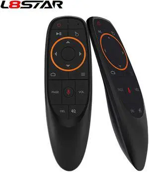 L8STAR G10S Air Mouse 2.4G Voice Remote Control USB Receiver Gyro Sensing Wireless Smart Areo Mouse for Android TV BOX Projector