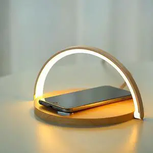 Lamp Night Light Phone Holder 10W High-Power Wireless Charging Charger Holder For iphone   Redmi