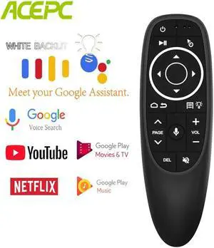 G10 Pro Air Mouse Voice Control Gyro Sensing 2.4G Wireless Remote IR Learning USB Receiver for Android BOX H96 X96