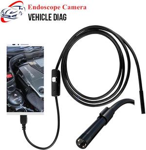 Camera Flexible 6 LED Waterproof  USB Borescope Camera for Android/PC Notebook 1-5m 5.5mm/7mm Car Repair Tool
