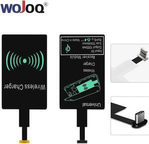 Wireless Charger Receiver For iPhone 11 Xs Wireless Charging Receiver Micro USB / Type C USB Phone Charger