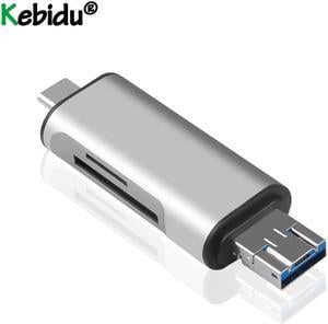 Adapter 3-in-1 Type C OTG Card Reader With  Female Interface For PC  3.0 Read TF Memory Card Reader Adapter