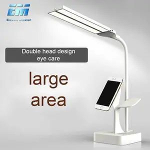 Fashion Desk Lamp With Dual lamp 3000K 4000K 6400K Dimming Eye Protect Touch Control Folding Style Table lamp ZZD0024
