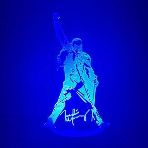 3D Led Night Light Queen Freddie  Figure Color Changing Nightlight Office Bedroom Table Decor Lamp 3d Desktop Gift Lamp