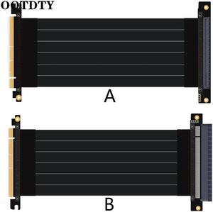 PCI E 3.0 16X Graphics Card vertical kickstand/base A TX case Flexible Extension Cable Riser Card Adapter for GPU