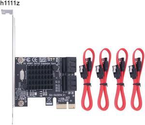Express E Sata Controller 4 Port 6G -E to SATA3.0 Expansion Miner Adapter Card SSD IPFS Mining Controller Adapter Card