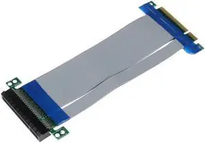 Adapter Cable PCI-E Express 8X Riser Card Extender Extension Flexible Cord Ribbon Cable 2018 drop shipping