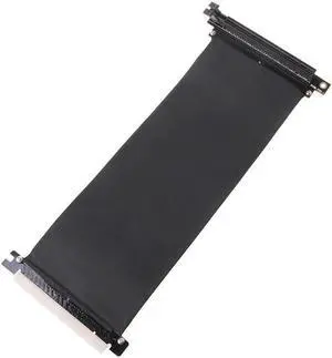 20cm/25cm PCI Express PCIe3.0 16X to 16X Flexible Cable Adapter 90 Degree Angle Riser Card Extender Riser Cable C26