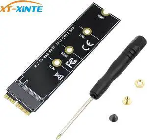 M key M.2  PCIe AHCI SSD Adapter Card for MACBOOK Air 2013 2014 2015 2017 A1465 A1466 Pro A1398 A1502 A1419 2230-2280 SSD
