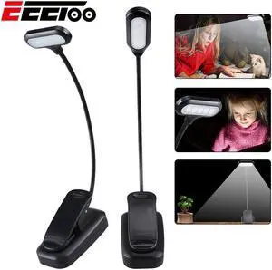 Children's Night Light Lamp Bedroom LED Luminaria Clip Desk Lamp Eye Protection Reading Book Lights for Kids Nightlight