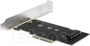 M.2 NGFF SSD and Socket 2  B+M key M.2 NGFF SSD SSD to PCIe Adapter Card