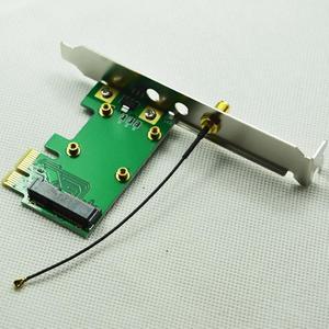 PC MiniPCI-E To PCI-E Wireless WiFi Replacement Professional Add On Network Laptop Accessories Convertor Adapter Card