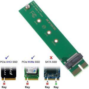 PCI-E 3.0 1x x1 to NGFF M-key M key M.2 NVME AHCI SSD Vertical Adapter Card for XP941 SM951 PM951 960 EVO SSD
