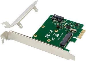 on card PCIE SATA 3.0 Desktop SSD Hard Drive Expansion Card 6Gbps MSATA NGFF Adapter Chip Asmedia ASM1061 Controller