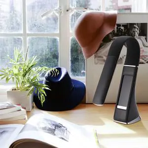 LED Desk Lamp Eye Protection Touch Dimmable Reading Lamp With Calendar Temperature Alarm Clock For Office Bedroom Dorm