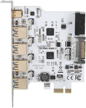 To Usb3.0 4-Port Type-C Adapter Expansion Card Connector Dual Interface For Windows Xp Vista Windows 7 Linux Windows