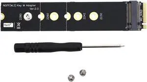 Expansion Card  4 Layer PCB PCI-e M.2 NGFF M Key Extender Adapter PCI-E m.2  Card Converter with Screws