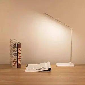 Table Lamp Stepless LED Reading Light Eye Protection Foldable Rotatable Touch Switch USB Timing Desk Lamp Night Light