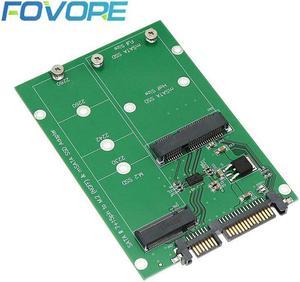 & M.2 (B-Key NGFF) 2in1 Sized Multiple SSD to SATA 3 III Adapter Converter