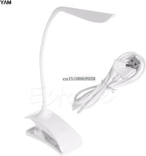 Lamp Dimmable USB Rechargeable Touch Sensor LED Clip-On Table Reading Light  Lamp