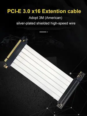 Express Riser Cable X16 10cm/25cm for High Speed Graphics Cards E Extender Connector