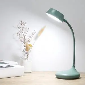 3W Nordic Style USB Rechargeable Study Lamp Touch Switch Modern Table LED Lamp Flexible For Student 3 Modes Reading Desk Light