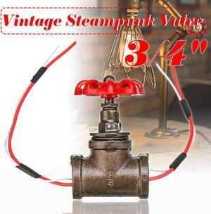 Pipe Fixtures Lighting Industrial Lamp Stop Valve Light Switch For  Lamp Loft Style Iron Valve Vintage Table Lamp