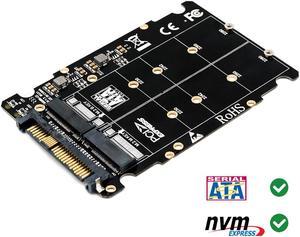 m.2 nvme ssd Key M Key B SSD to U.2 SFF-8639 Adapter,m2 m key adapter,m.2 nvme to sata (Non-SATA Interface)